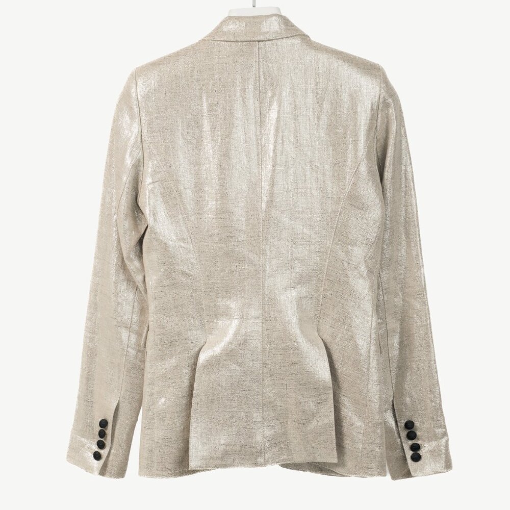 Smythe Spring 2020 Pewter Peaked Lapel Blazer - Picture 3 of 10